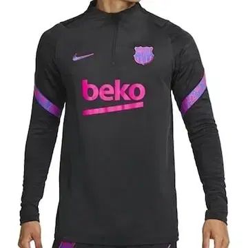 21 ー 22 バルセロナ ストライク ドリルトップ ブラック