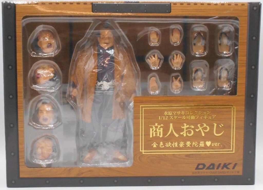 【新品未開封】 ダイキ工業 商人おやじ 1/12スケール 金色欲性豪曼陀羅ver 中古即納】[FIG]商人おやじ 金色欲性豪曼陀羅 ver. 水原マサキ