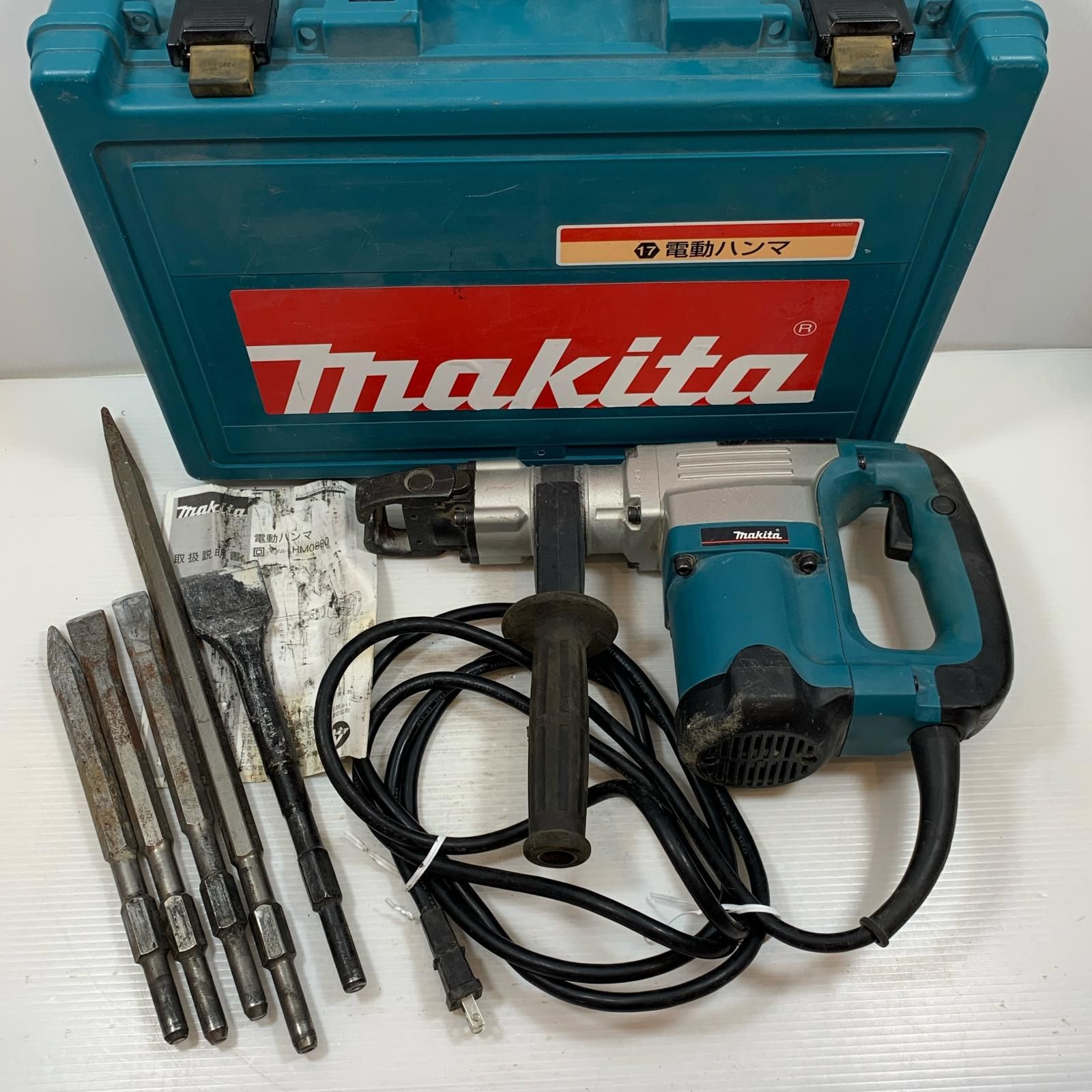 κκMAKITA マキタ ハンマ コード式 100v 203043 HM0830 グリーン