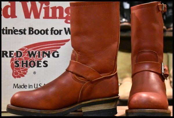 レッドウイングスエードエンジニア8268（8D） 8D 良品 13年】レッドウィング 8268 スエード エンジニア