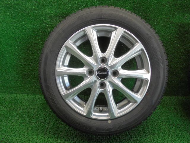 5FQ438 CCH 155 65R14 ヨコハマタイヤ iceGUARD iG60 スタッドレスタイヤ アルミホイール4本セット