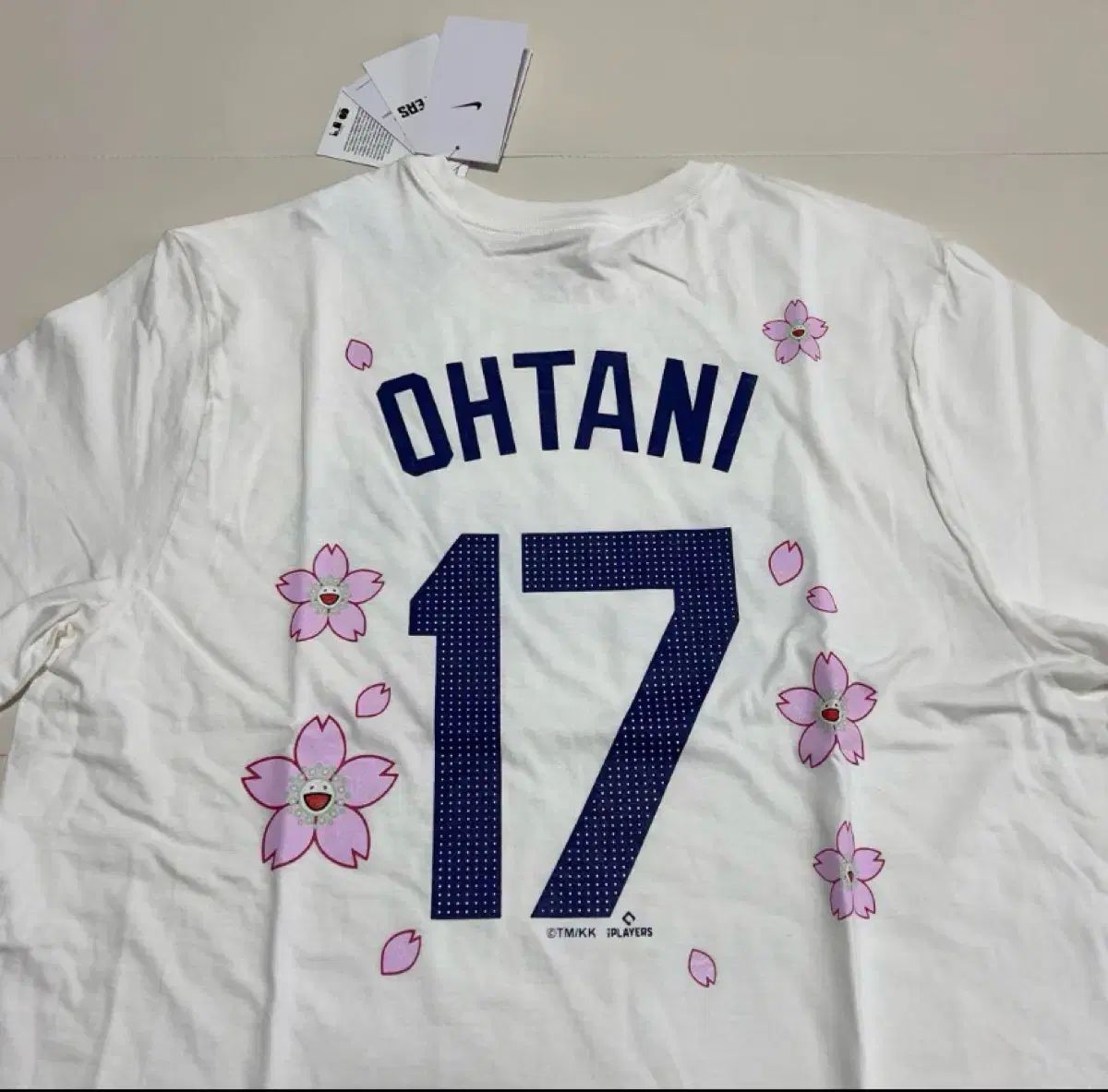 XLサイズ 村上隆 x大谷翔平 17 ドジャース ブルー Tシャツ 東京