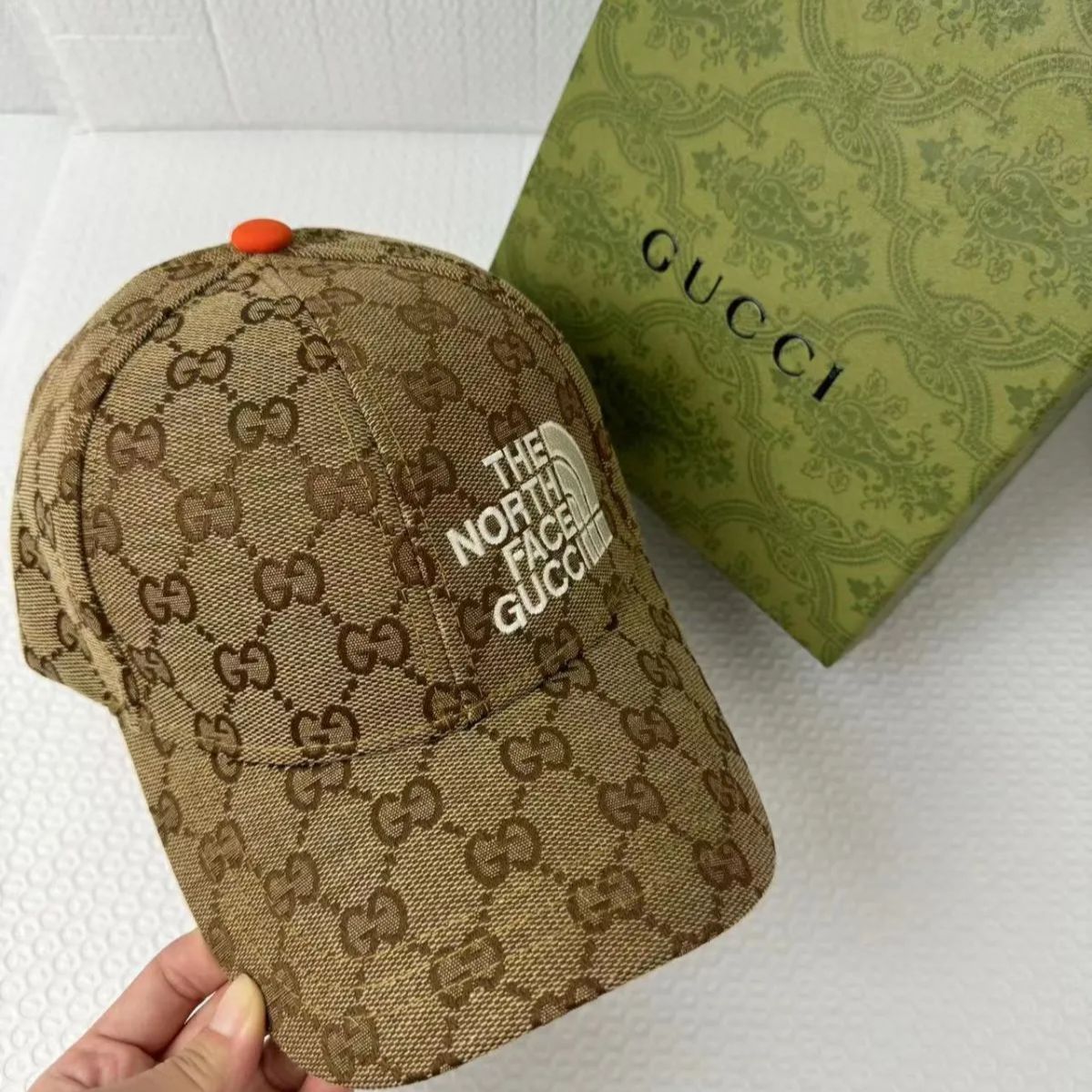 THE NORTH FACE & GUCCIグッチベースボール キャップ 野球帽 男女兼用 