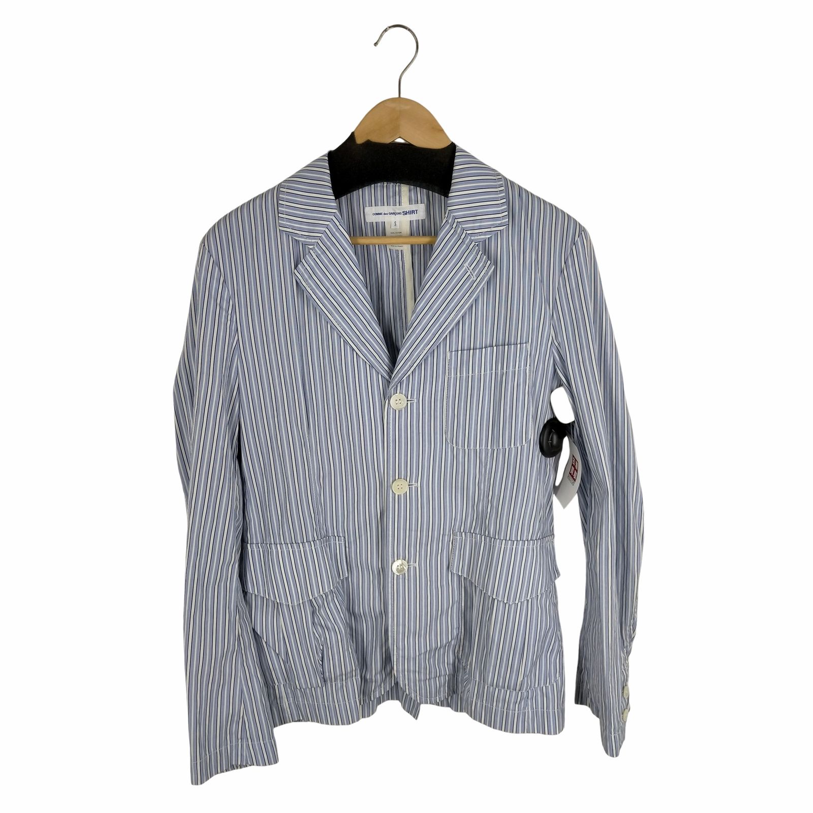 COMME des GARÇONS ストライプ テーラードジャケット S JUNYA WATANABE COMME des GARCONS MAN ストライプジャケット