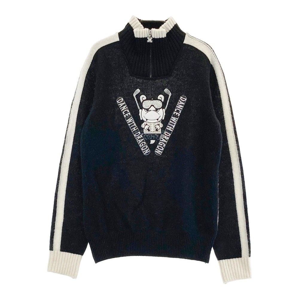 ダンスウィズドラゴン 黒ニットセーター長袖 【公式通販】