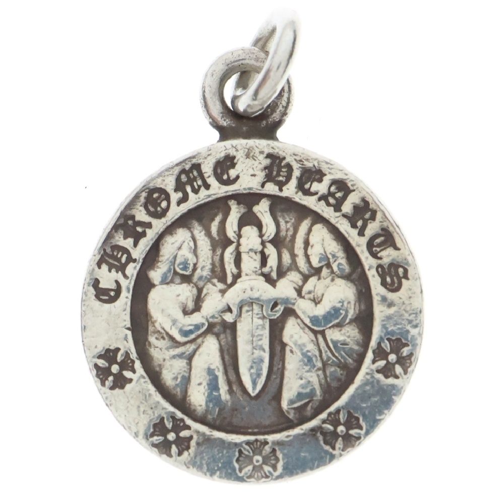 CHROME HEARTS クロムハーツ CHRM ANGL MDL V2 エンジェルメダルチャーム ペンダントトップ シルバーBCA229