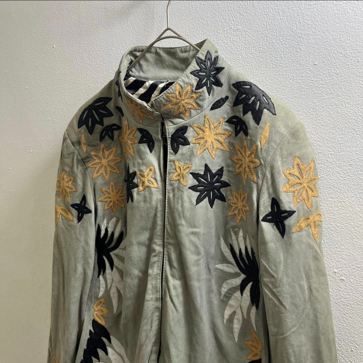 ヨーロッパ ヴィンテージ レザージャケット フリンジ ライダース