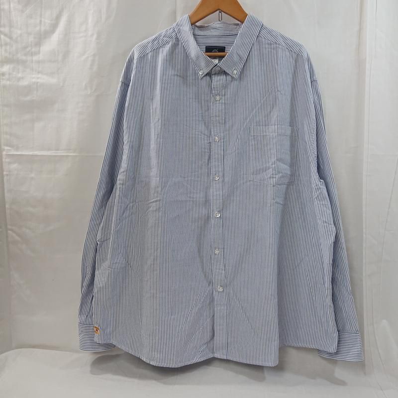USED/古着 ＵＳＥＤ古着 シャツ、ブラウス 長袖 STABRIDGE スタブリッジ THE BIG APPLE L/S SHIRTS STRIPE ストライプストライプボタンダウンシャツ オーバーサイズ 3XL