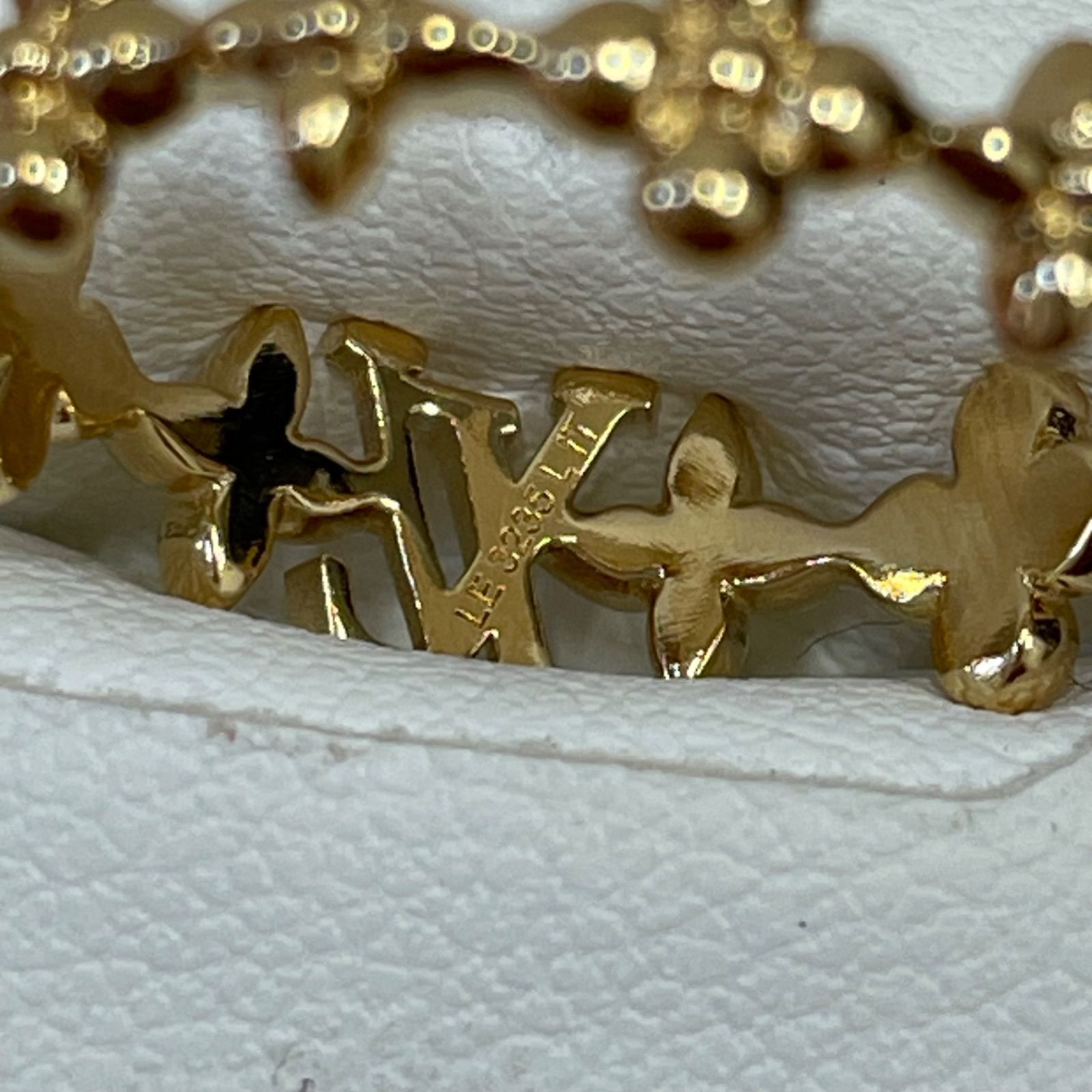 LOUIS VUITTON ベビールイ リング M1438L Lサイズ ゴールド Baby Louis Ring S00 - Women - Fashion Jewelry | LOUIS VUITTON ®