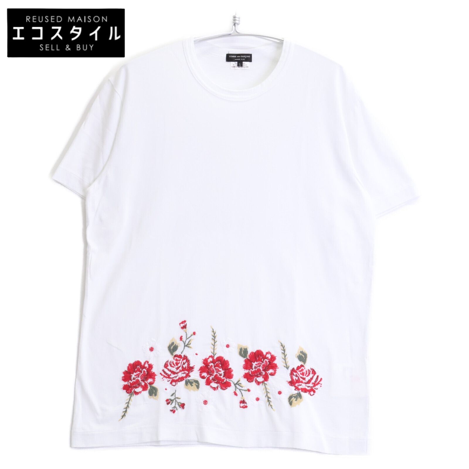 コムデギャルソン 2008SS プリントTシャツ 白 サイズSS*BD218 0ad6f6be02b37e5c1e83018fefbb82