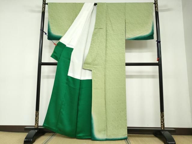 平和屋着物○訪問着 草花地紋 暈し染め 正絹 逸品 DAAY5137ud - メルカリ