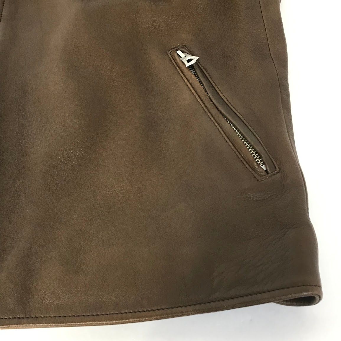 倉吉店】 中古 MR.OLIVE | ミスターオリーブ レザー SEMI DOUBLE MOTOR