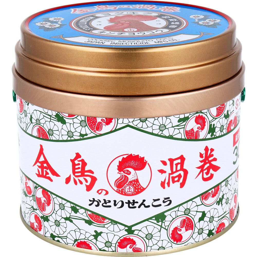 美浜卸売-ORS5426 金鳥の渦巻 蚊取線香 30巻入×6個セット