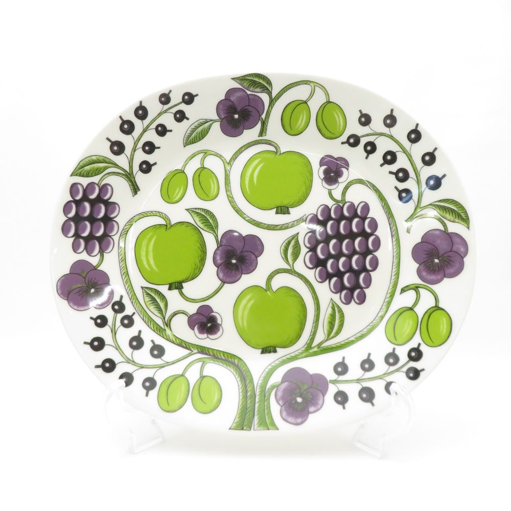 ARABIA アラビア パラティッシ パープル オーバルプレート 36cm 大皿 SC8995G1