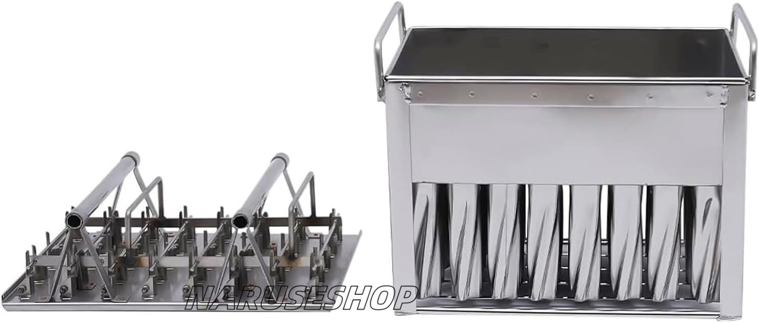 40個の業務用ステンレススチール製アイスキャンディー型 食品グレードのアイスキャンディー型 再利用 なアイスポップメーカー型 急速
