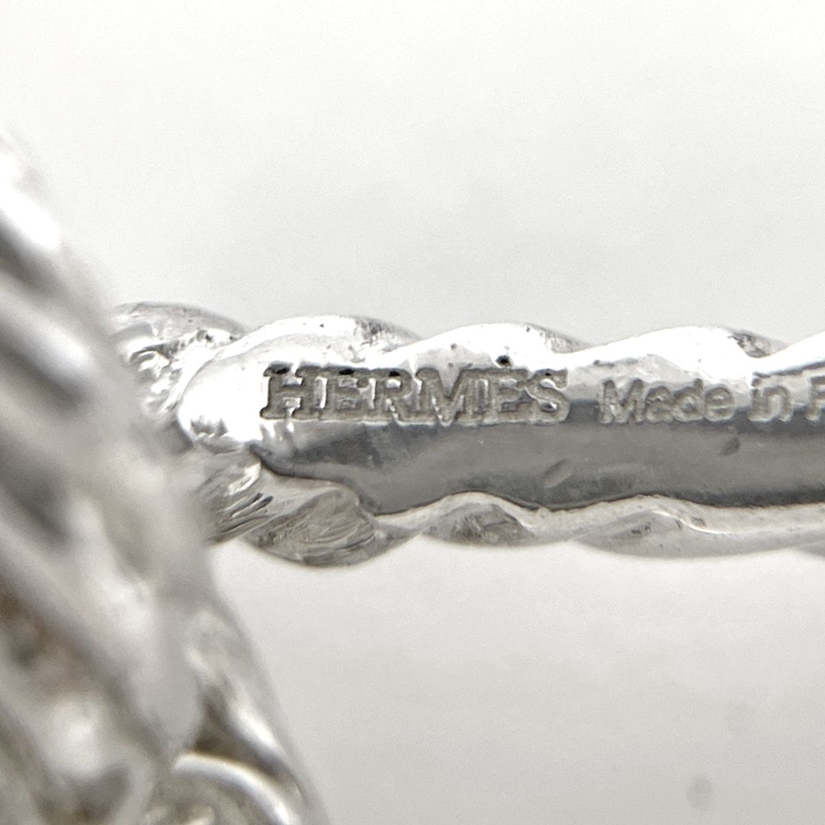 エルメス HERMES ロープモチーフ カフス カフスボタン カフス シルバー