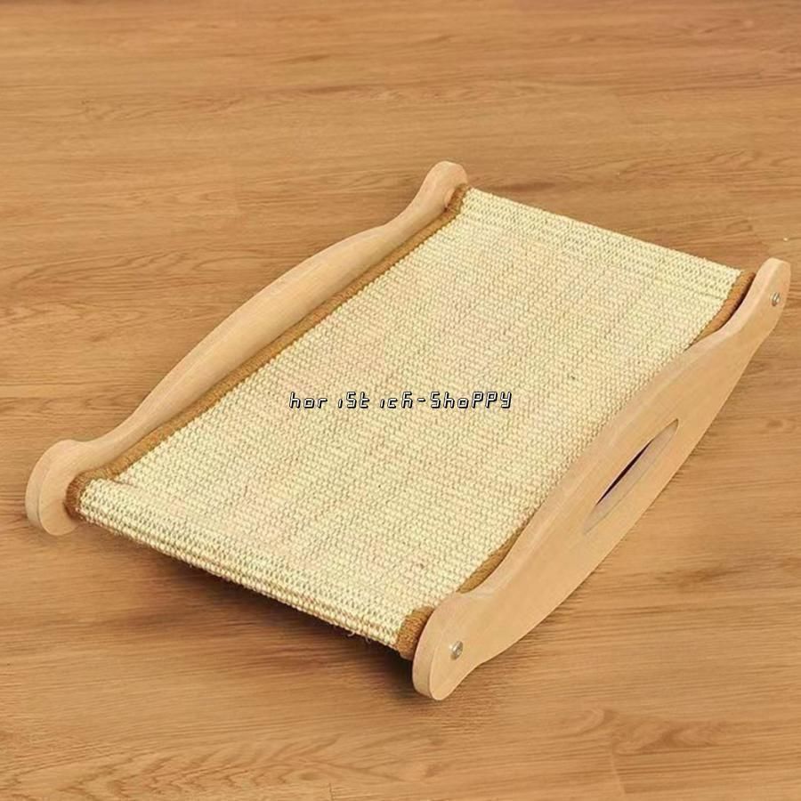 猫 ベッド ハンモック 春夏 ペット用品 おしゃれ 木製 麻布 爪研ぎ 爪磨き 組立 簡単 ゆったり リラックス