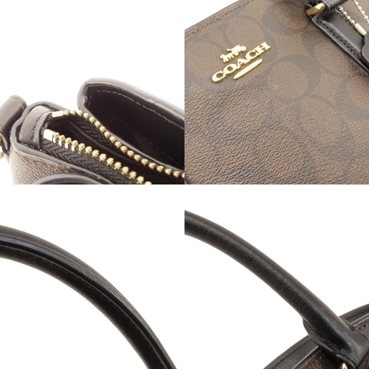 【新品】COACHコーチ2way ハンドバッグ　ショルダーPVC シグネチャー Amazon.co.jp: [コーチ] ショルダーバッグ F27583 シグネチャー