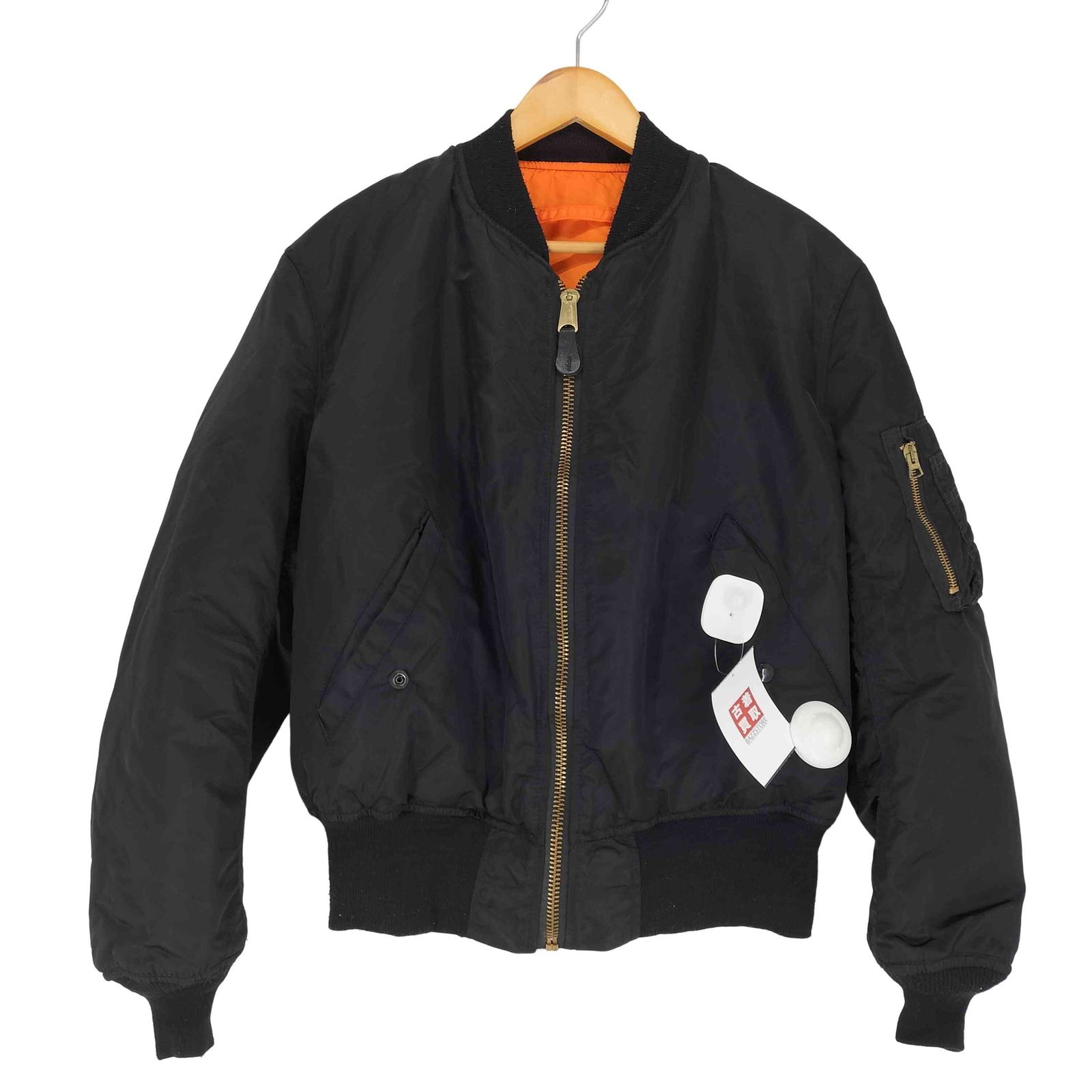 美品★ ALPHA INDUSTRIES ＭＩＬ－Ｊ－８２７９０Ｊ USA製 ALPHA INDUSTRIES MA-1 MIL-J-82790J フライトジャケット