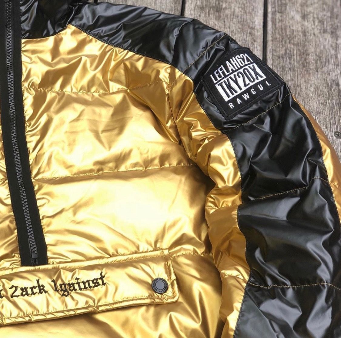 LEFLAH レフラー プルオーバーダウンジャケット (GOLD) DOWN JACKET  