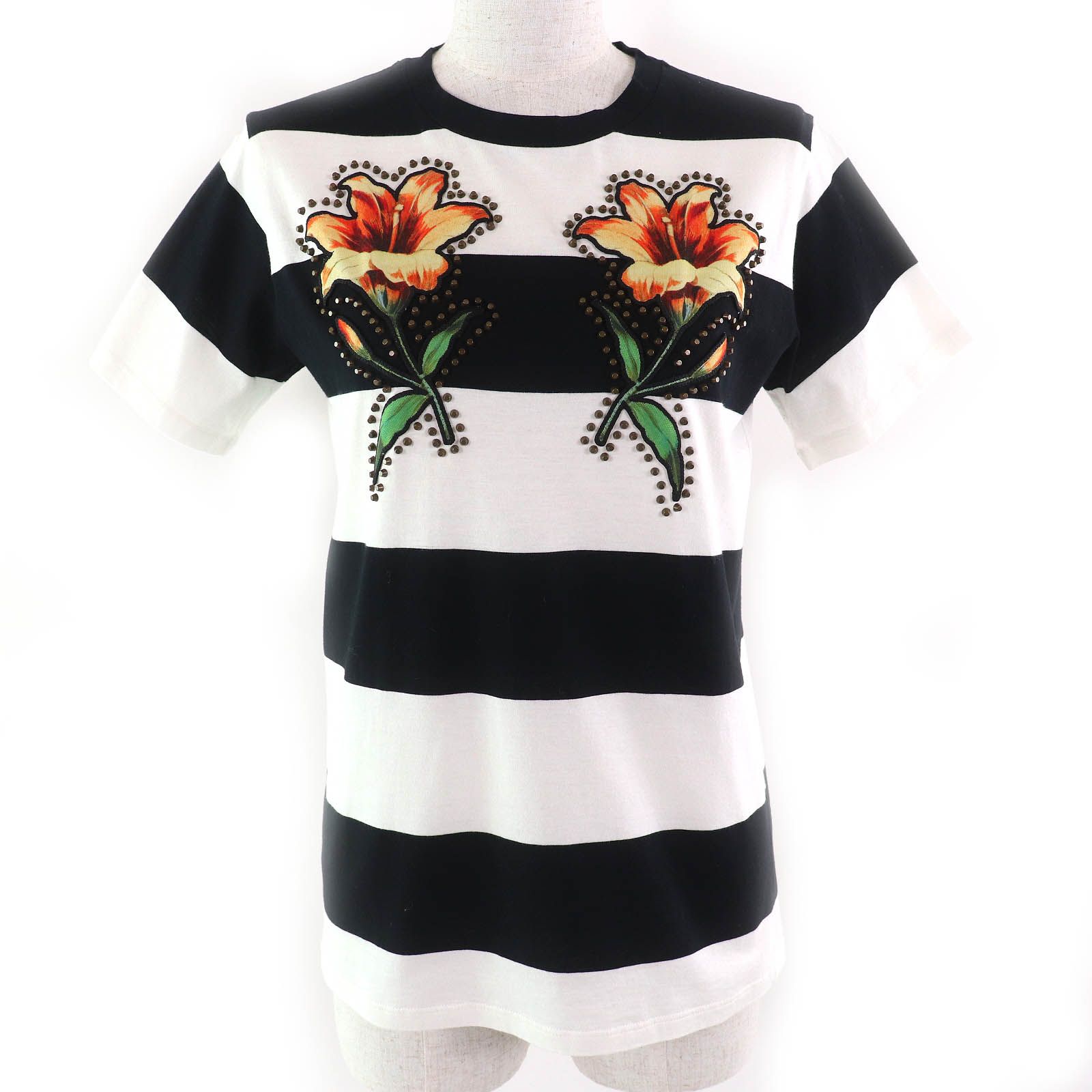 極美品△GUCCI グッチ 422730 コットン100％ Mare Gothicum