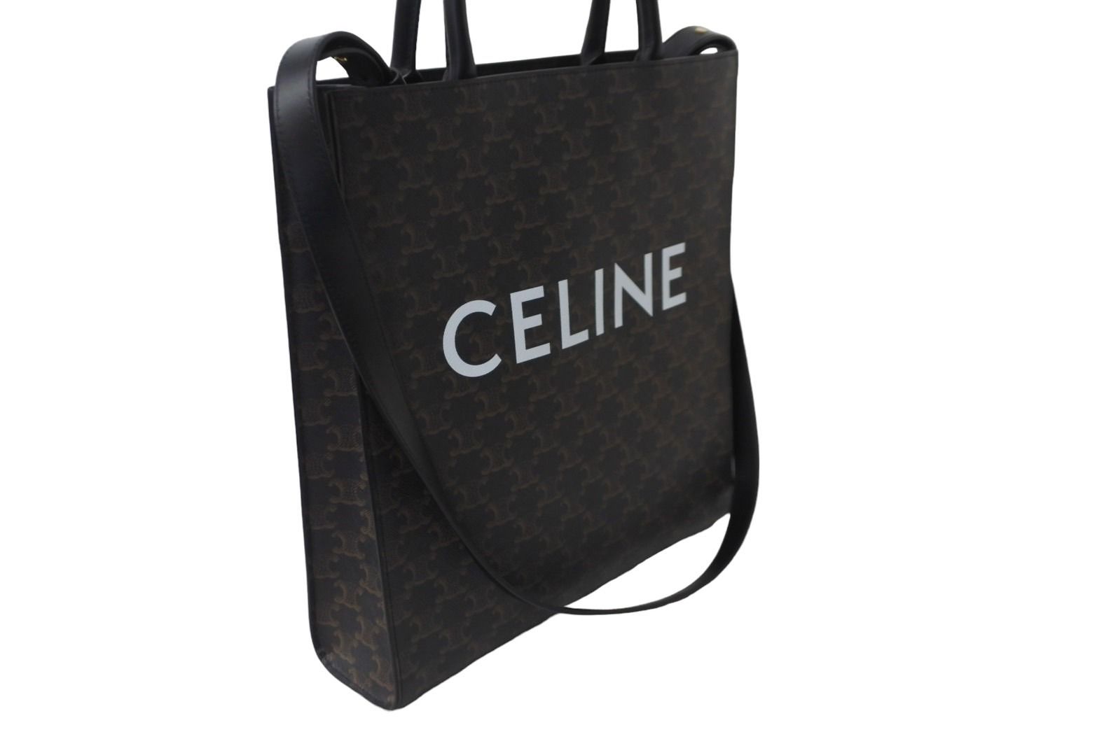 新品同様 CELINE セリーヌ ミディアム バーティカル カバ トートバッグ 