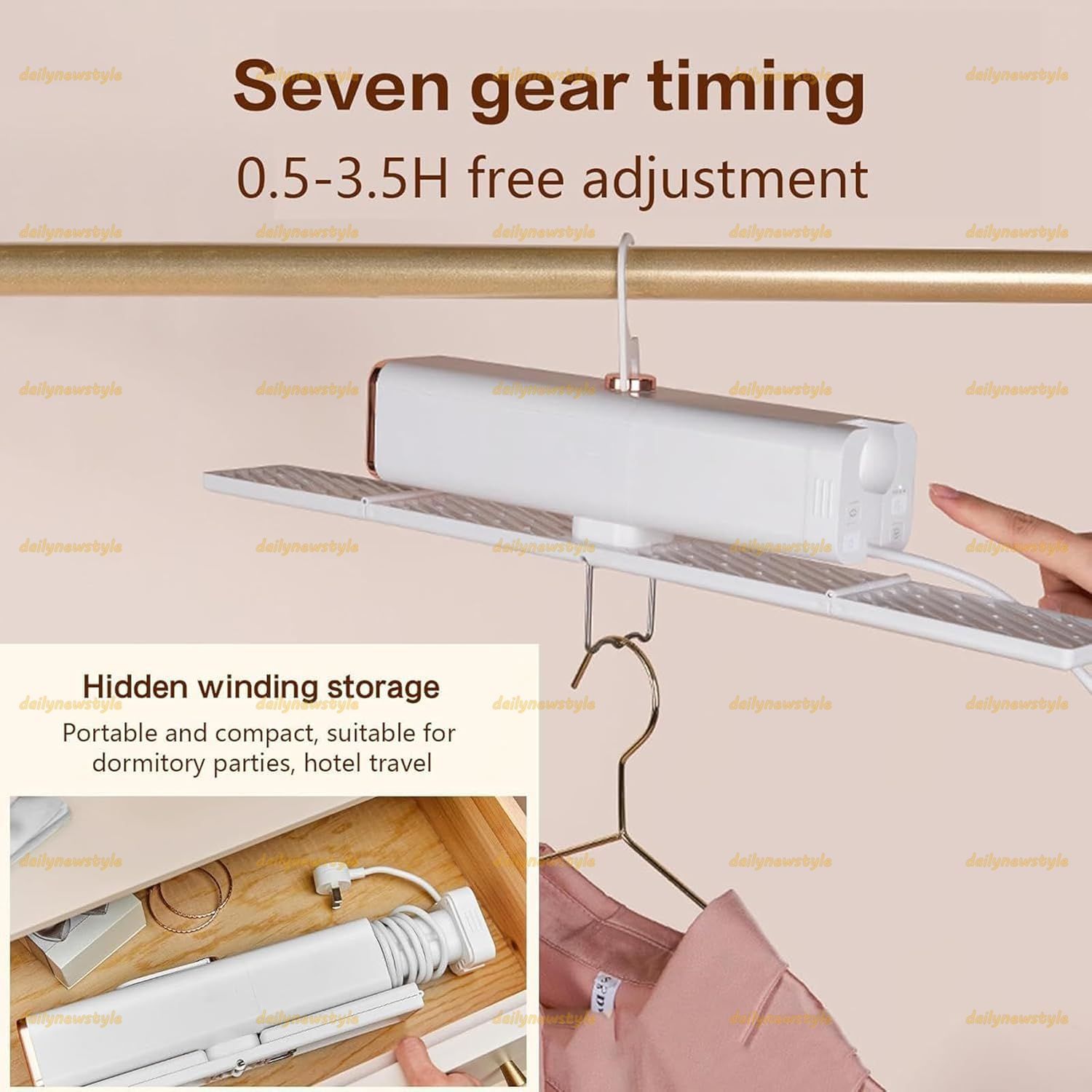 人気推薦◆加熱式衣類乾燥機 ミニ電気衣類乾燥機 7段階加熱設定|最大5kgまで耐えられる アパート 寮 旅行 キャンプ用 WWW_KANDAIZUMI_COM