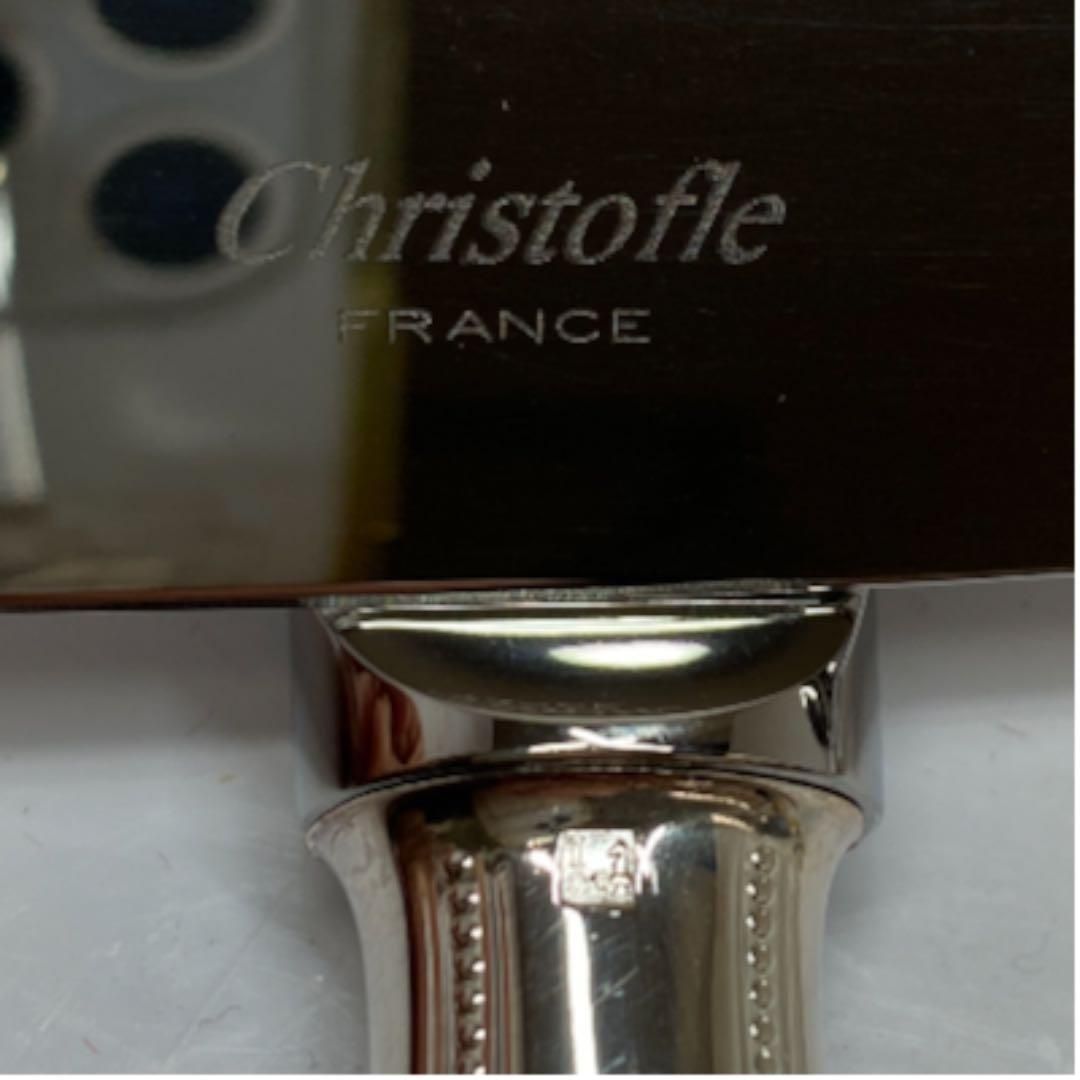  クリストフル パールディナーナイフ6本 重さ539 g 東H 5-0416 カトラリーセット カトラリー(スプーン等)