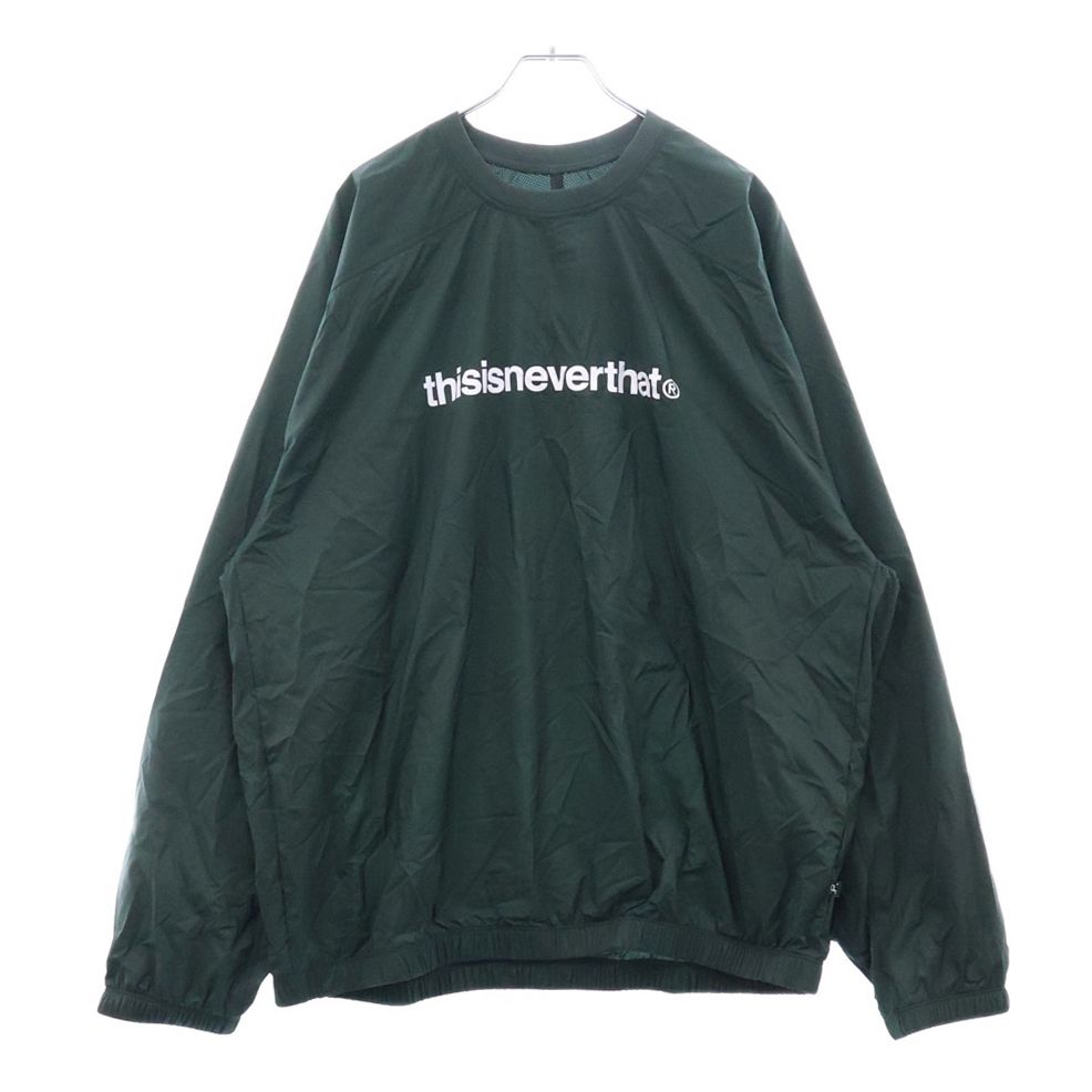 THISISNEVERTHAT ディスイズネバーザット 25SS PERTEX EQ Trail Pullover パーテックス トレイル プルオーバー クルーネック トラックジャケット カーキ TN251WTOLS10