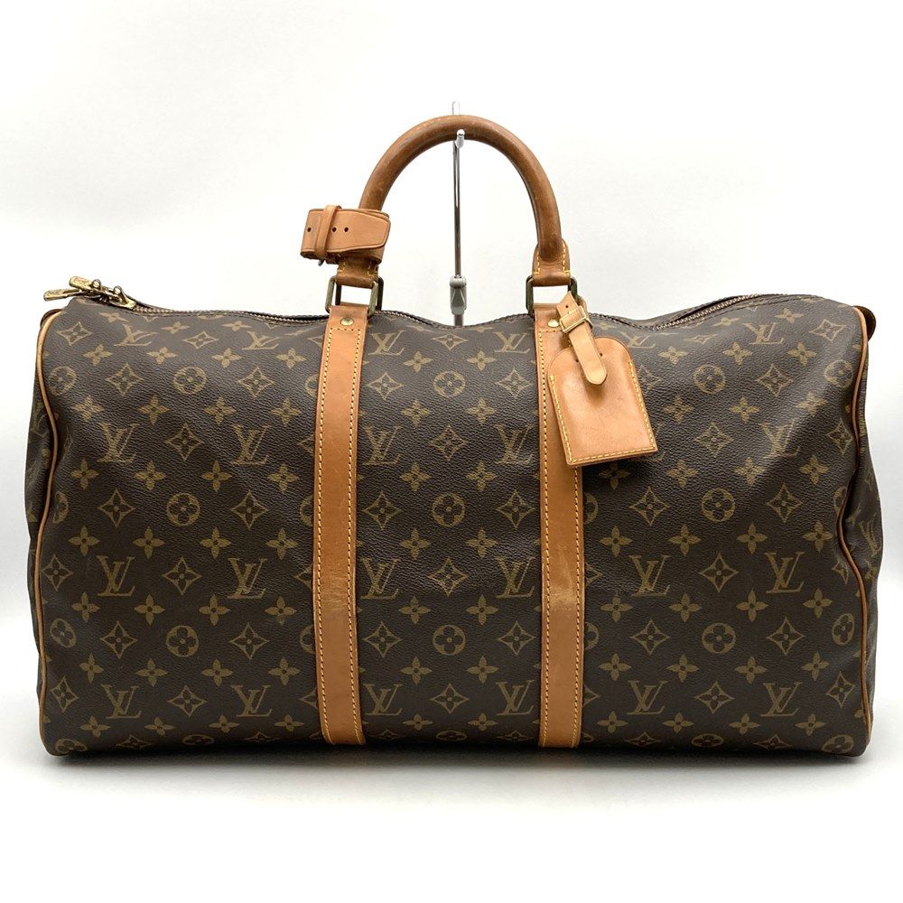 LOUIS VUITTON ルイ ヴィトン M41426 キーポル50 ボストンバッグ トラベルバッグ 旅行鞄 ブラウン モノグラムキャンバス