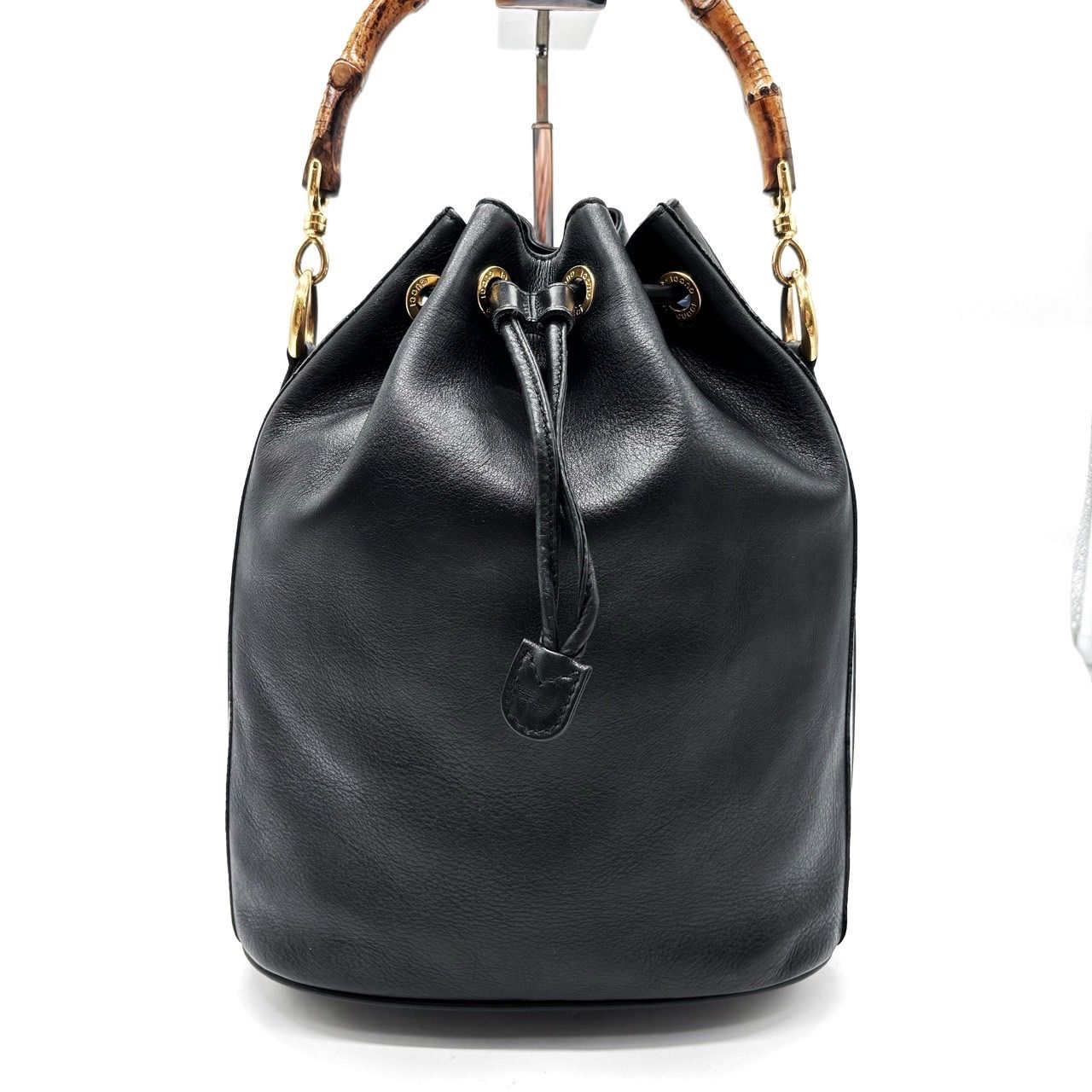良品】 OLD GUCCI オールドグッチ トートバッグ ハンドバッグ 巾着 