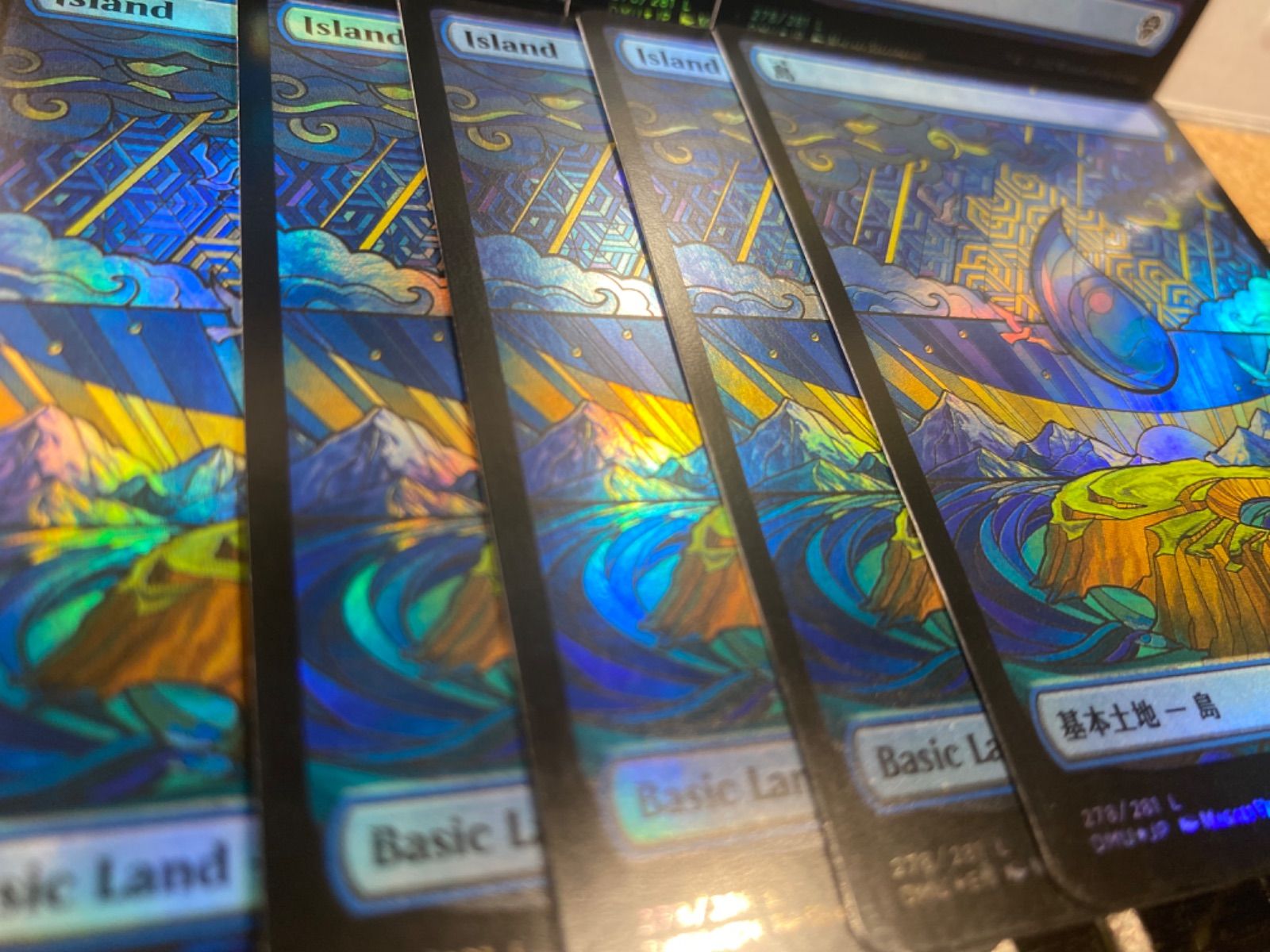 全日本送料無料 mtg unstable 基本土地 島 foil マジック:ザ