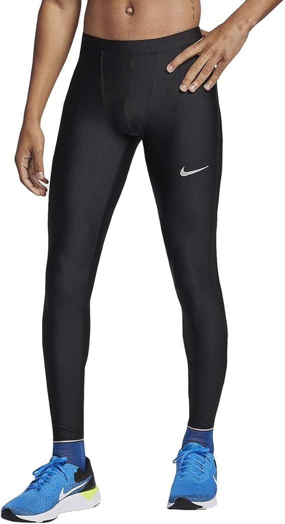 ナイキ NIKE ラン モビリティ タイツ AT4242 010 ブラック|Rシルバー M