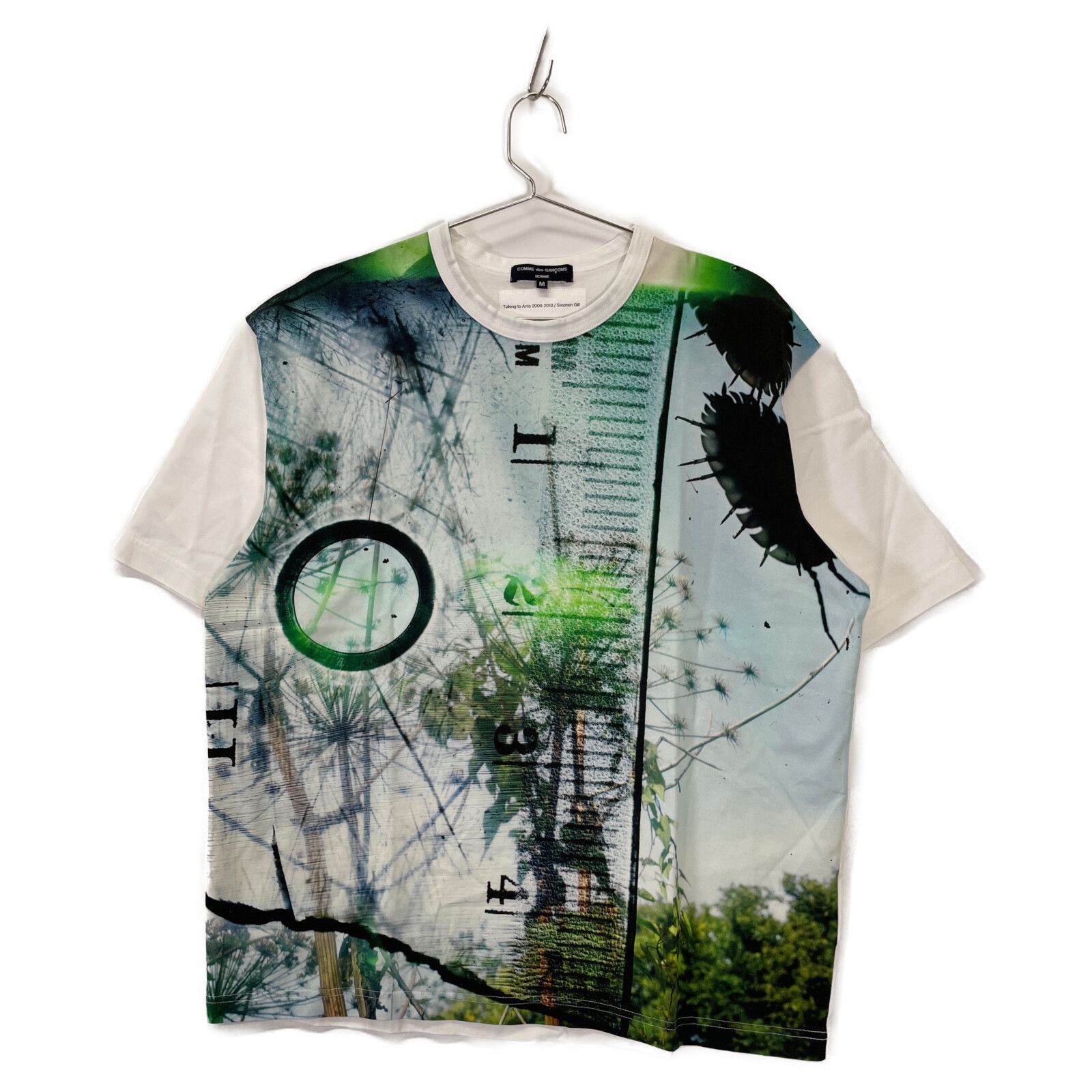 白 ﾌﾟﾘﾝﾄTｼｬﾂ