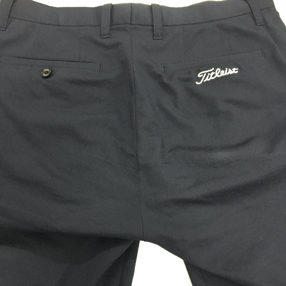 値下げ◇新品◇タイトリスト ストレッチハーフパンツ(ネイビー) L 美品】タイトリスト ハーフパンツ ネイビー シンプル ロゴ