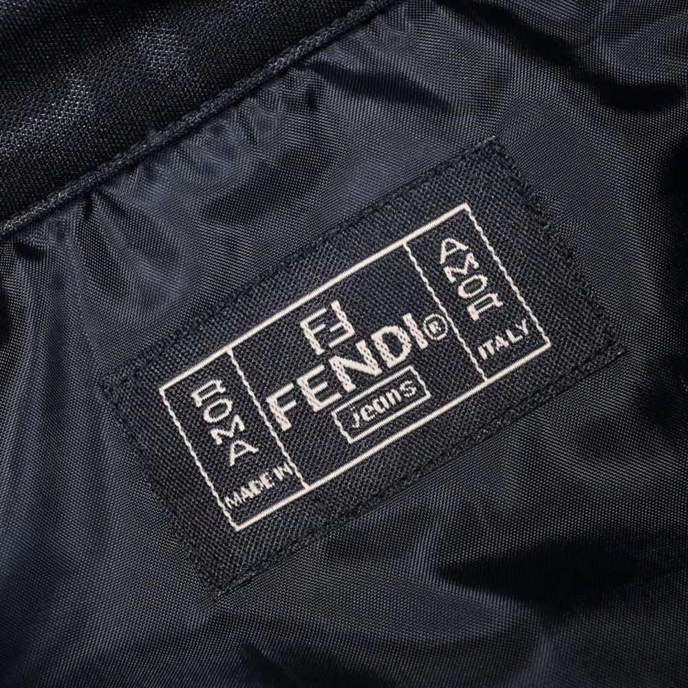 イタリア製 Vintage FENDI ズッカ柄 ステンカラー コート Vintage FENDI フェンディ ズッカ柄 コート イタリア製 USED