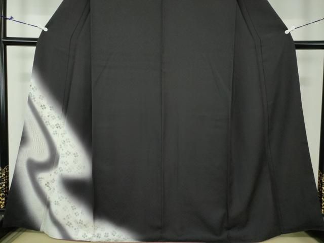 平和屋着物○訪問着 四つ葉のクローバー 鹿の子文様 暈し染め 健勝苑