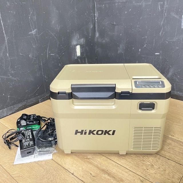 動作保証 HIKOKI ハイコーキ コードレス冷温庫 UL18DD ベージュ 動作