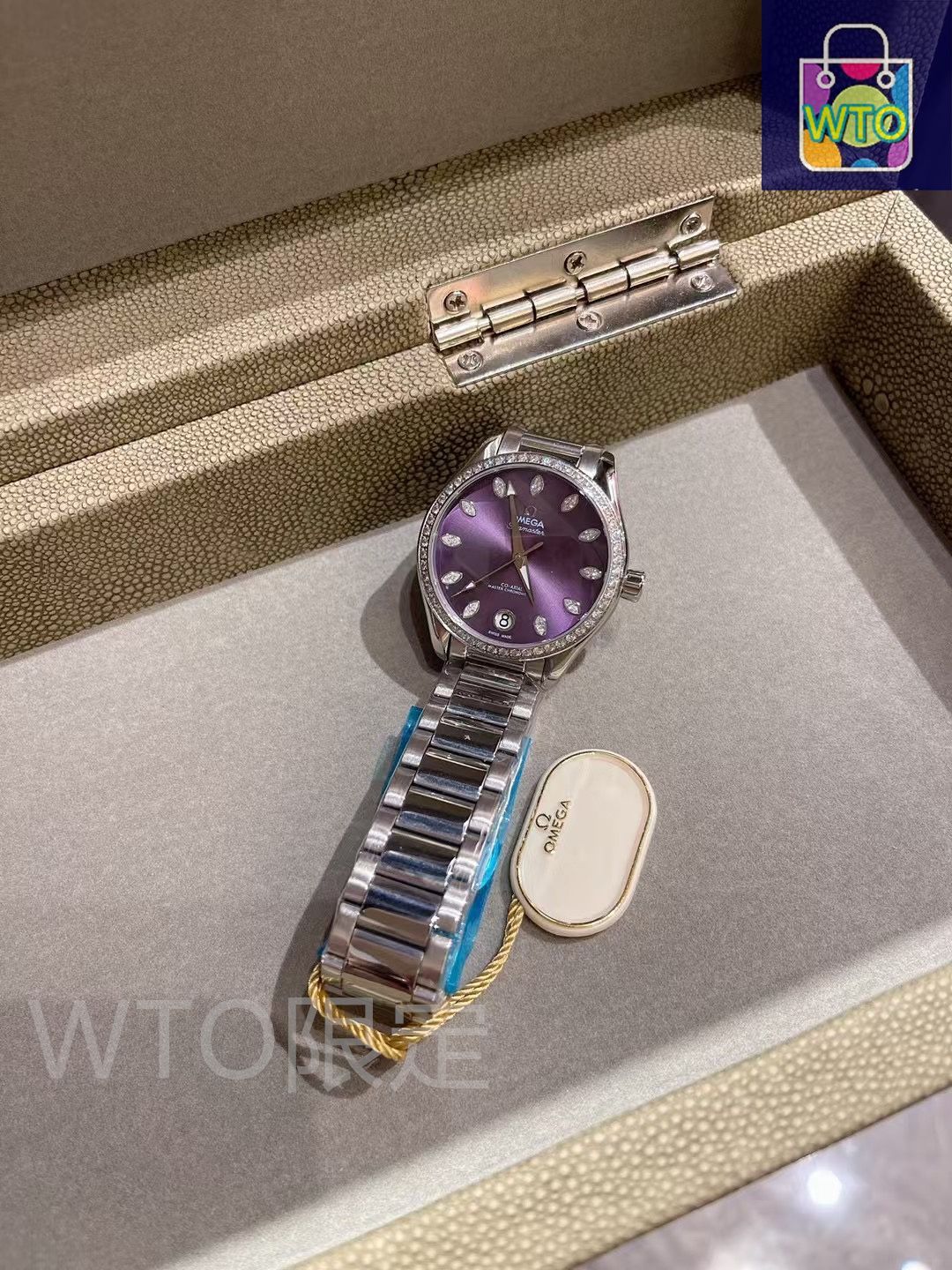 今日WTO】Omega オメガ シーマスター パールマザーオブパール