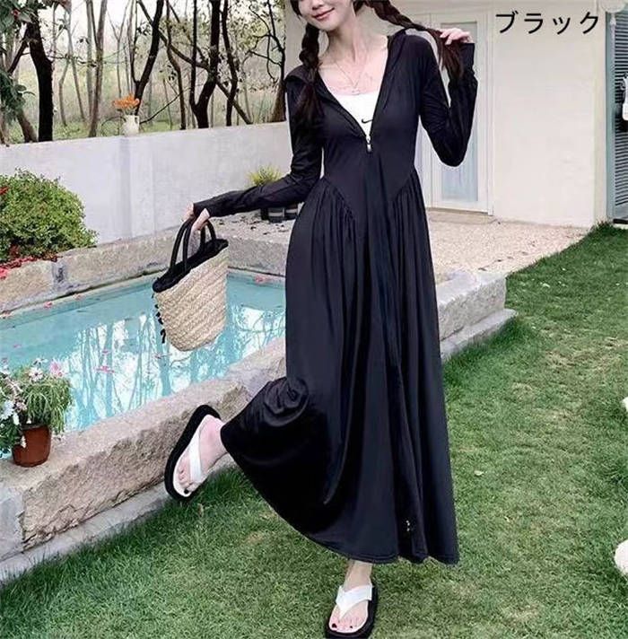 Yohji Yamamoto フード付きロングシャツ ブラック