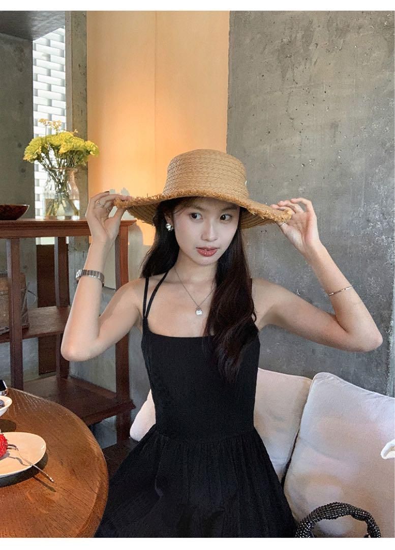 フレンチホルターネックミニワンピースAライン女子会デート用