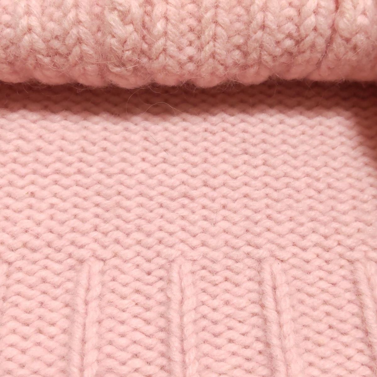 ノースリーブセーター サイズ38 M レディース - ピンク 【ロンT】 タートルネック