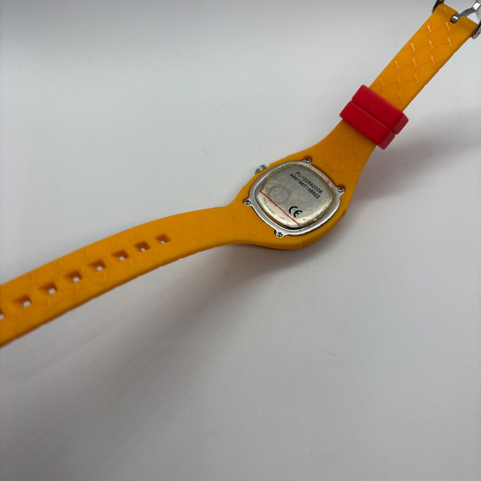 稼働品】PUMA 腕時計 オレンジ - メルカリ