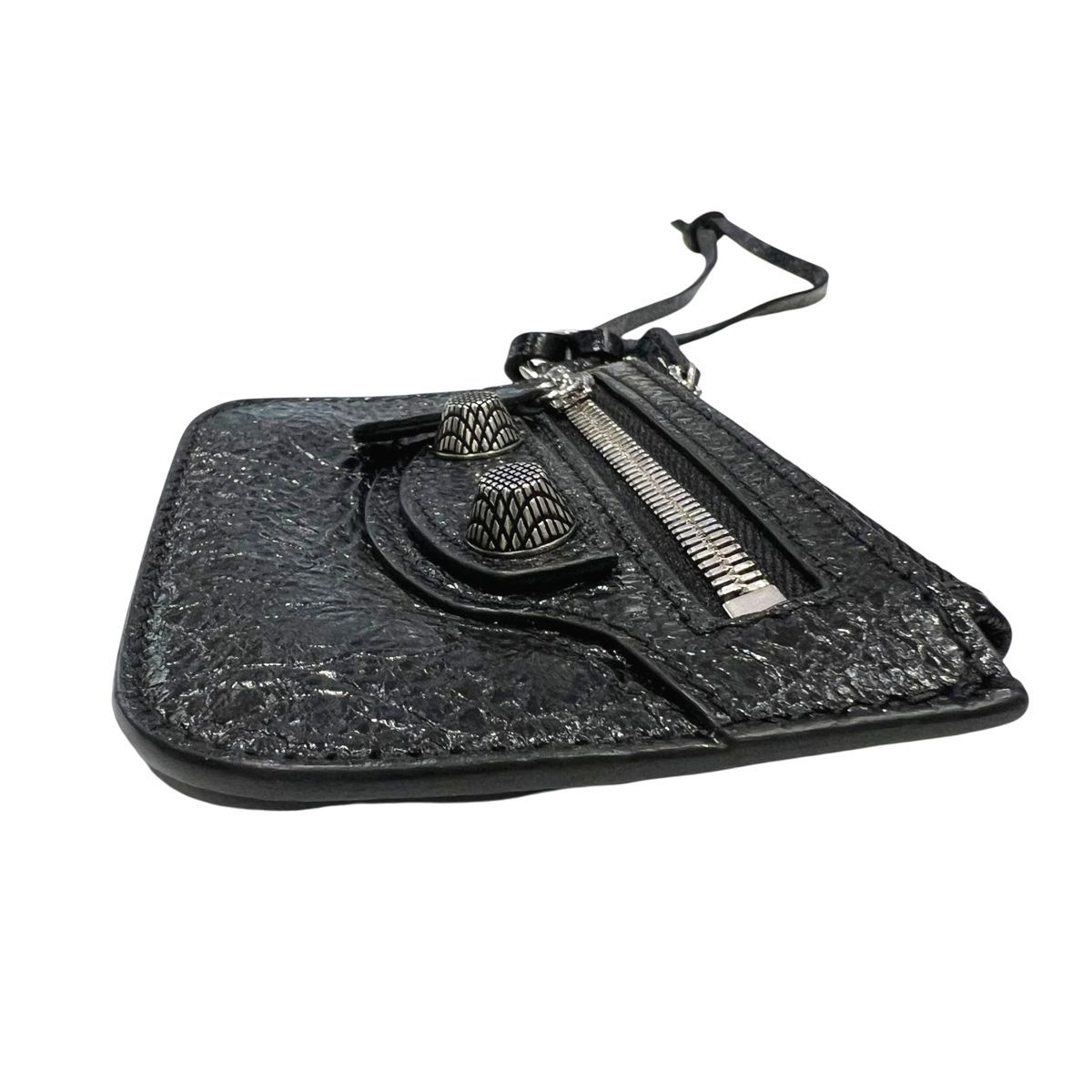 中古】 BALENCIAGA バレンシアガ Le Cagole コインパース ブラック SV  