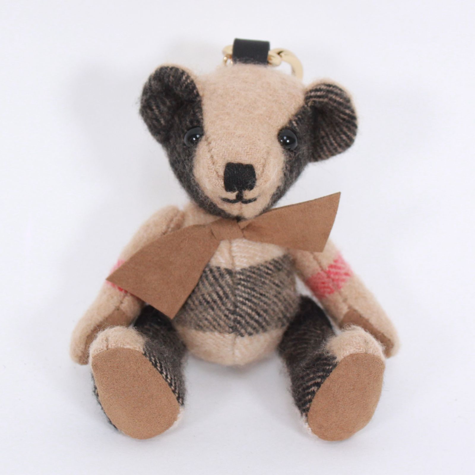 BURBERRY　ノバチェック　ベアー　チャーム　キーホルダー 美品】BURBERRY トーマスベア キーチェーン キーホルダー ノバ