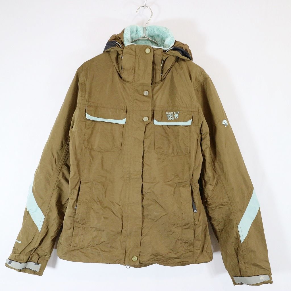 MOUTAIN HARD WEAR マウンテンパーカー ドローコード ブラウン MOUTAIN HARD WEAR マウンテンパーカー ドローコード ブラウン
