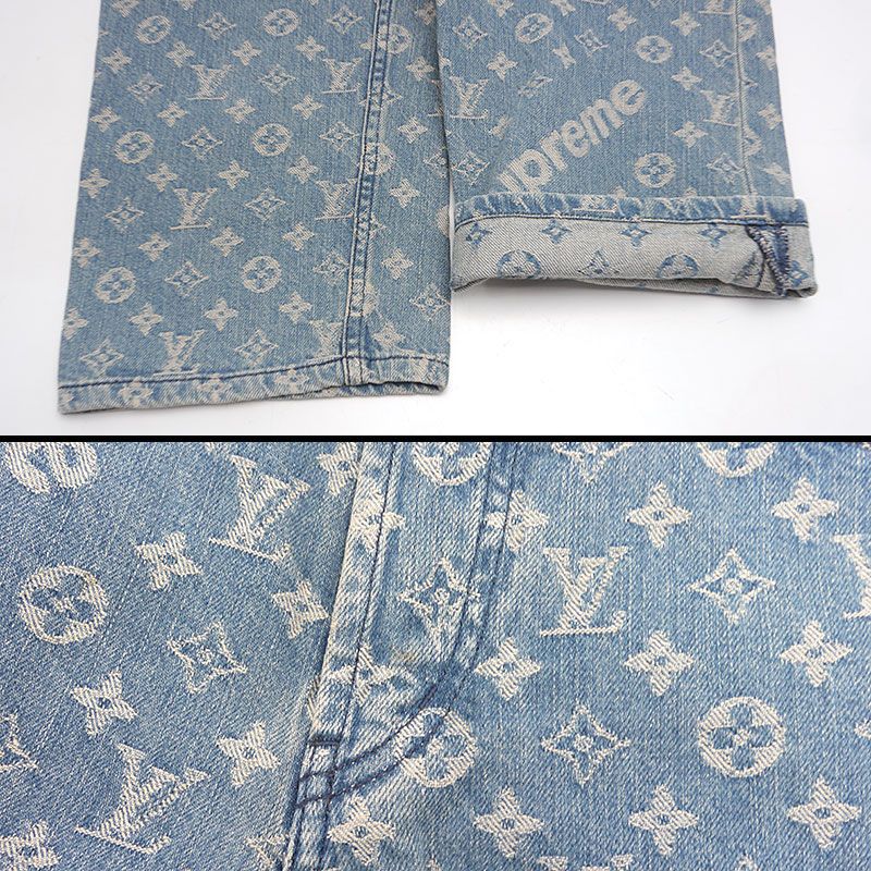 超激安人気☆Supreme x LOUIS VUITTON コラボデニムシュプリーム