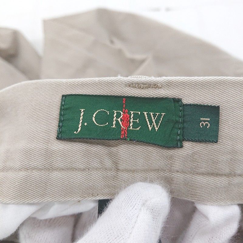 ◇ J.CREW ジェイクルー シンプル 無地 パンツ サイズ31 ベージュ系 メンズ E  【1306050037379】