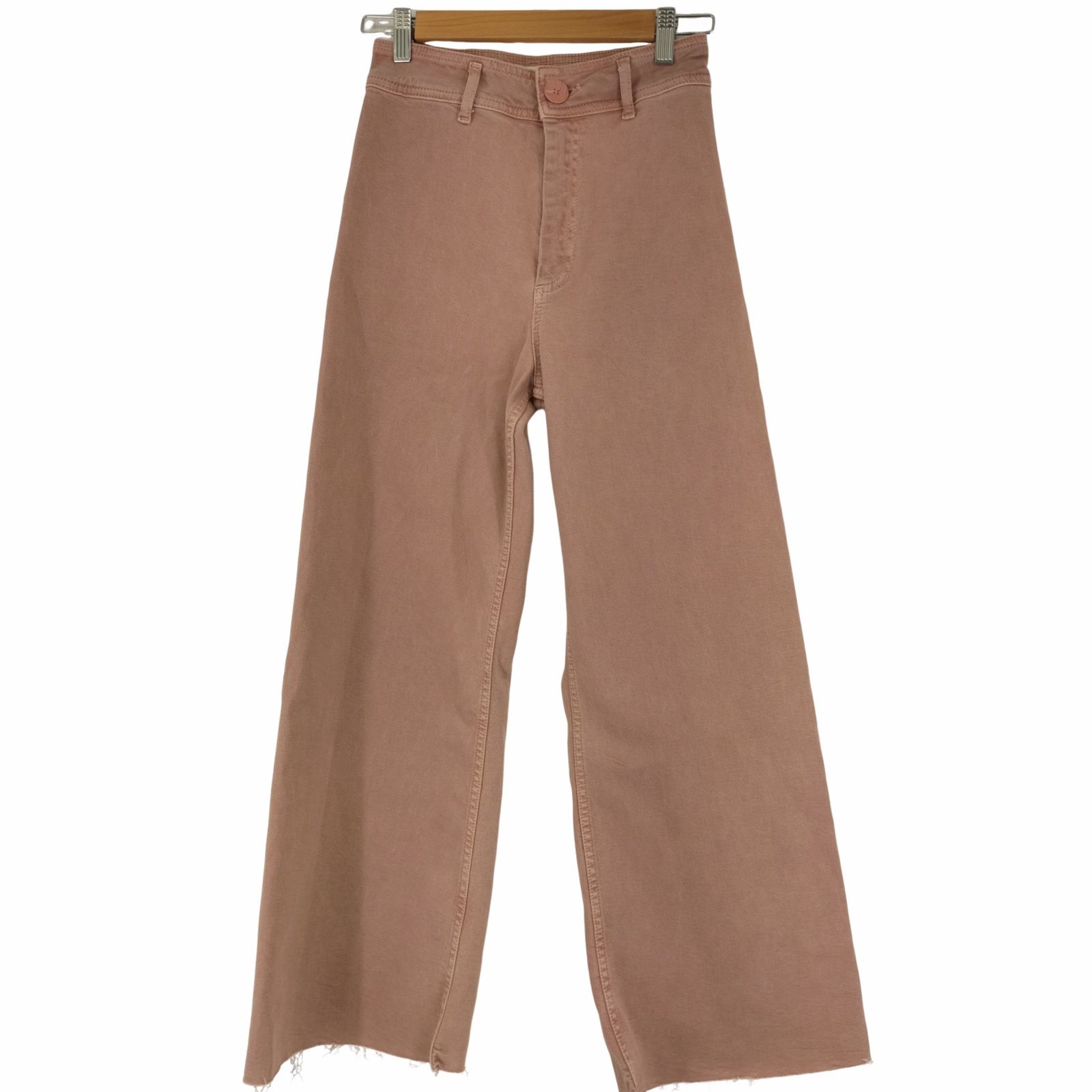 ザラ ZARA HIGHWAISTED WIDE CROPPED PANTS レディース 36