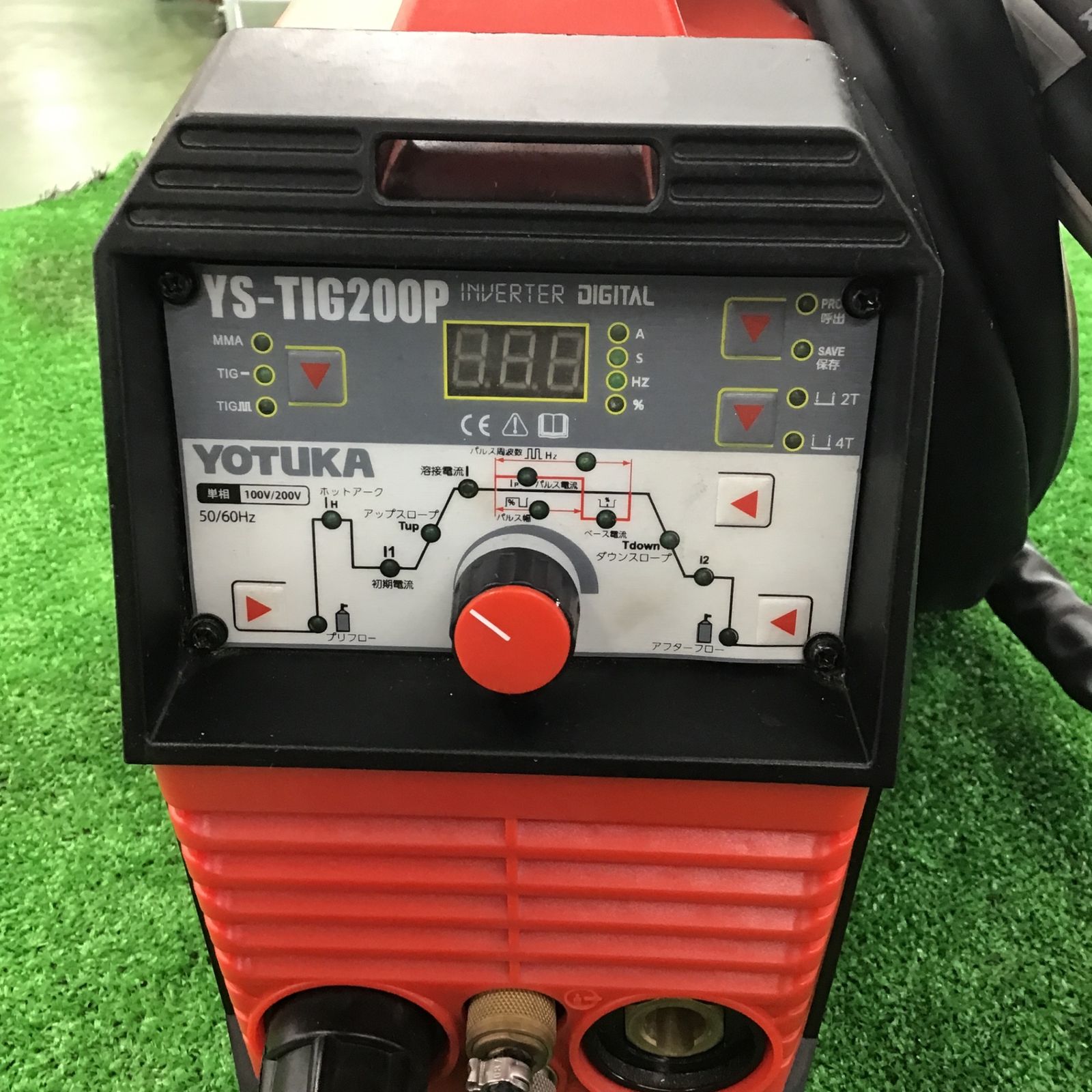 〇YOTUKA TIG 溶接機 直流 パルス TIG 溶接 MMA インバーター 100V 200V 定格使用率 60% 小型 軽量 5.6kg  50Hz 60Hz YS-TIG200P【桶川店】 - メルカリ